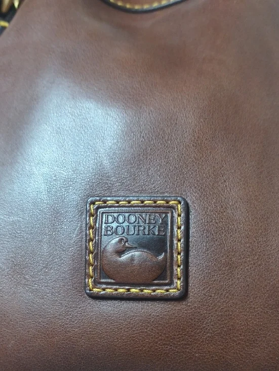 Dooney & Bourke Chestnut Small Hattie Bucket Bag - Picture 2 of 11